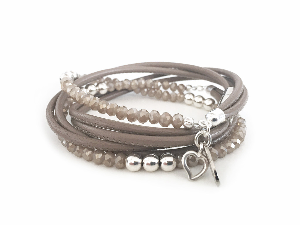 anke decker Armband brillant taupe