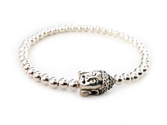 Armband aus Silber mit Buddha
